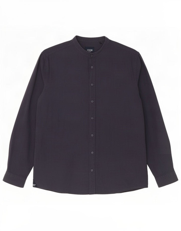 Camicia da uomo Joop XL in lino blu navy