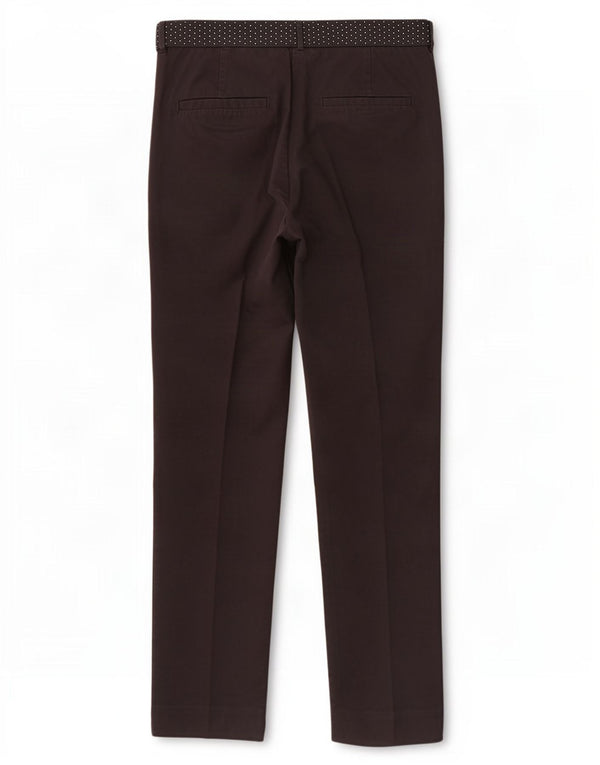 Pantaloni chino slim da donna Zara piccoli W26 L26 cotone nero