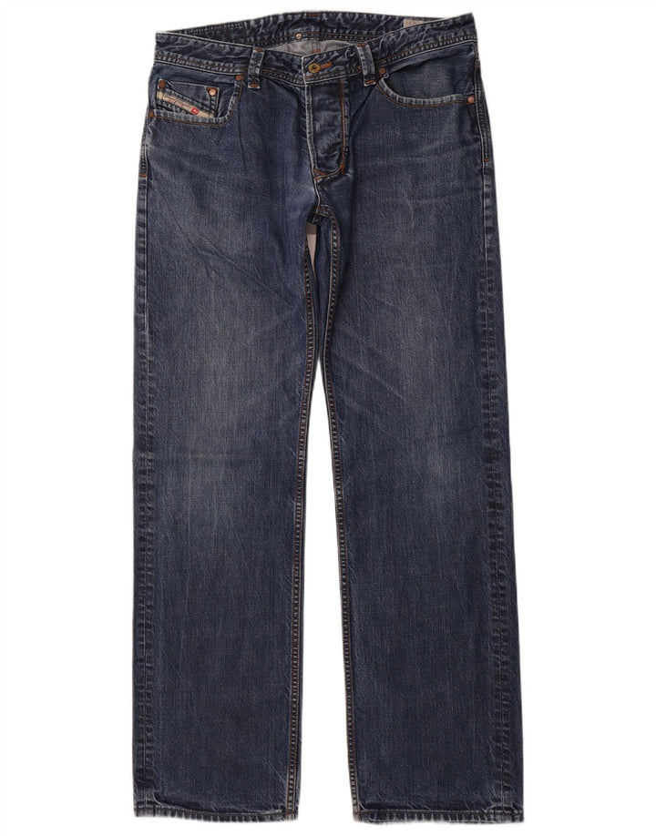 DIESEL Jeans dritti da uomo Larkee W34 L34 cotone blu
