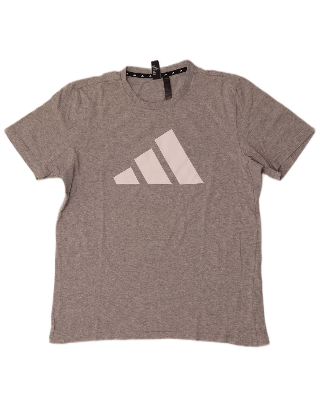 T-shirt grafica da uomo Adidas Top grigio medio