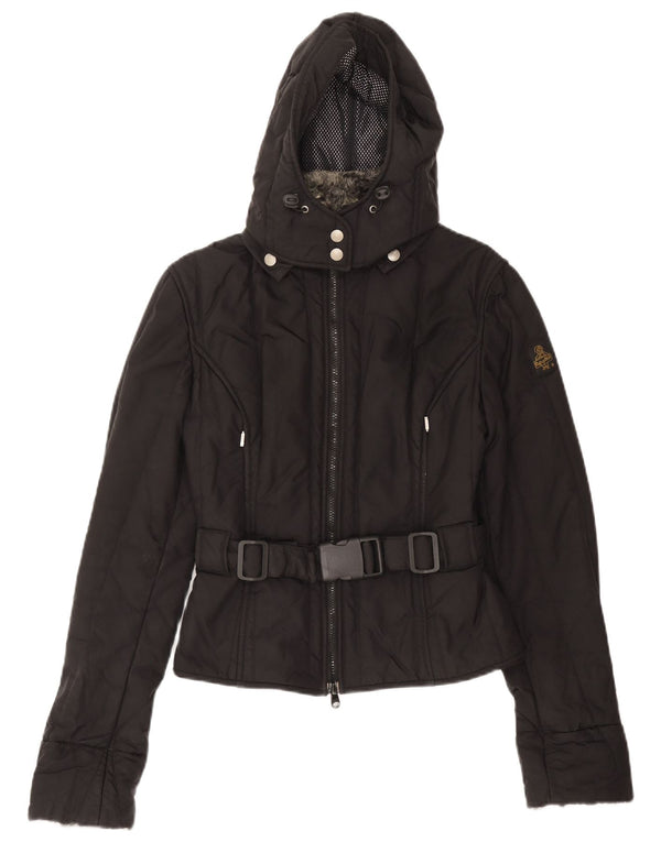 Giacca a vento con cappuccio Cruz da donna Refrigiwear UK 12 media nera