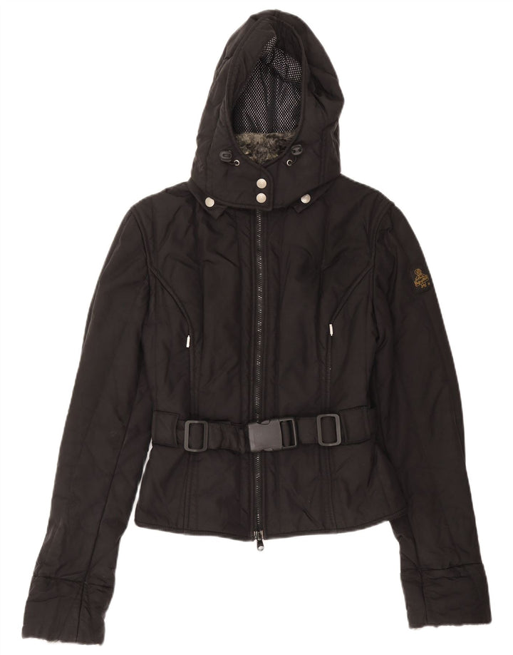 Giacca a vento con cappuccio Cruz da donna Refrigiwear UK 12 media nera