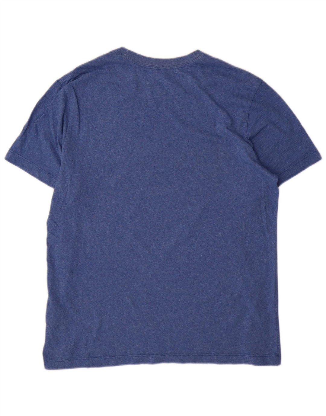 T-shirt Nike Dri Fit da uomo in cotone mélange blu medio