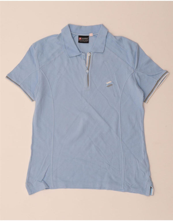 Polo da donna LOTTO UK 18 XL cotone blu