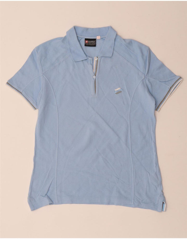 Polo da donna LOTTO UK 18 XL cotone blu
