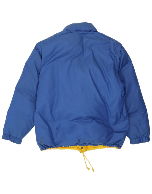 Ciesse Piumini Giacca imbottita con cappuccio da uomo UK 42 XL Blu Colourblock