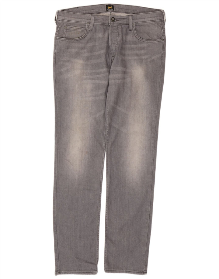 Jeans LEE Powell Slim da uomo W34 L34 in cotone grigio