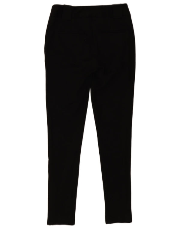 Pantaloni chino skinny da donna Zara EU 36 XS W26 L28 poliestere nero
