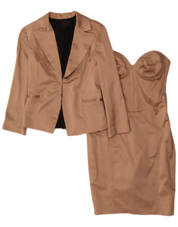 Completo 2 pezzi Donna Elisabetta Franchi IT 44 Poliestere Beige Medio