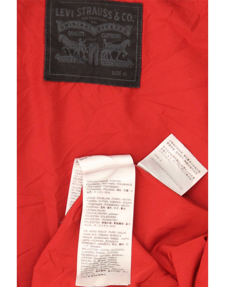 Giacca bomber da uomo Levi's UK 42 XL blu navy in poliammide