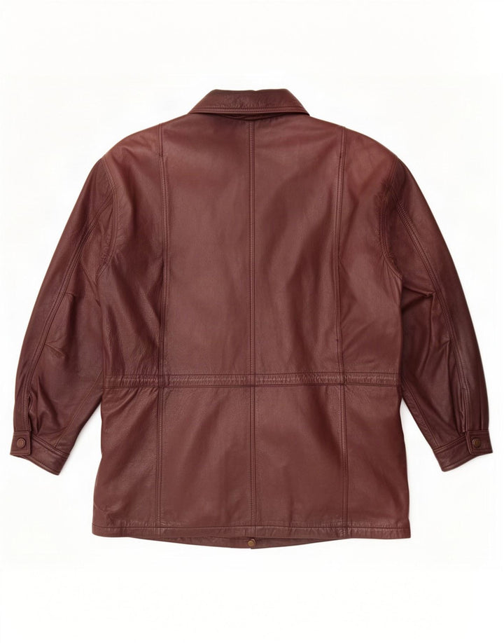 Giacca in pelle da uomo Montes UK 44 2XL Marrone