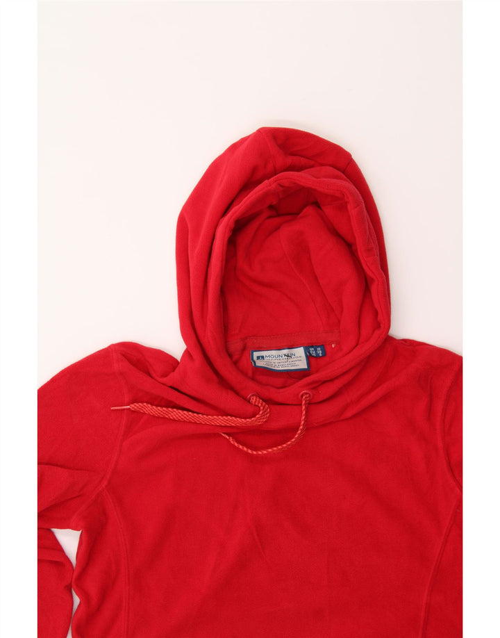 MOUNTAIN WAREHOUSE Womens Hooded Fleece Jumper UK 10 Small  Red Polyester Vintage Mountain Warehouse and Second-Hand Mountain Warehouse from Messina Hembry 