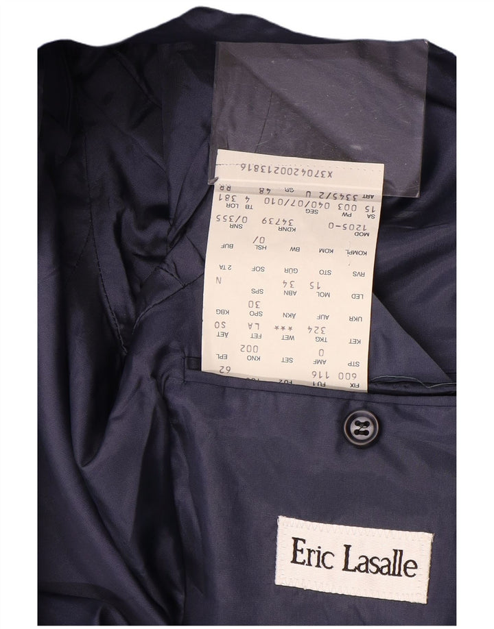 ERIC LASALLE Giacca blazer doppiopetto da donna IT 48 XL Blu
