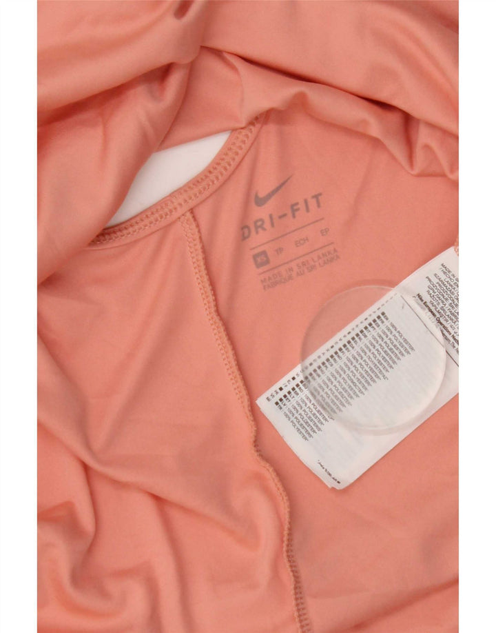 Canotta Nike Dri Fit da donna UK 4 XS rosa poliestere