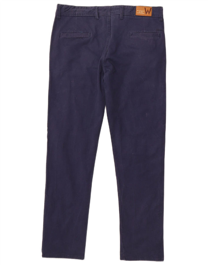 Pantaloni chino slim da uomo Wrangler W34 L30 blu navy