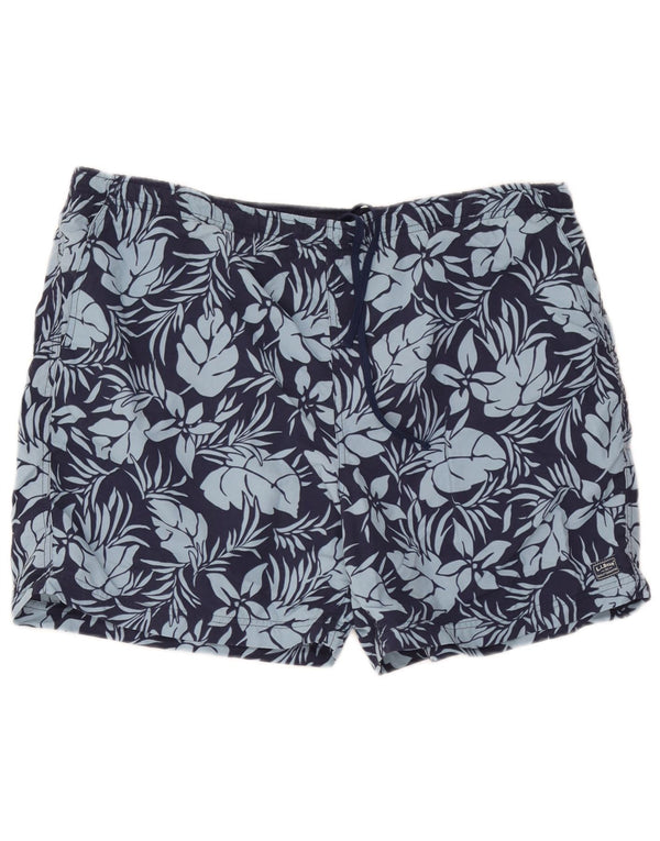 Pantaloncini da bagno da uomo L.L.Bean Grandi nylon floreale blu navy