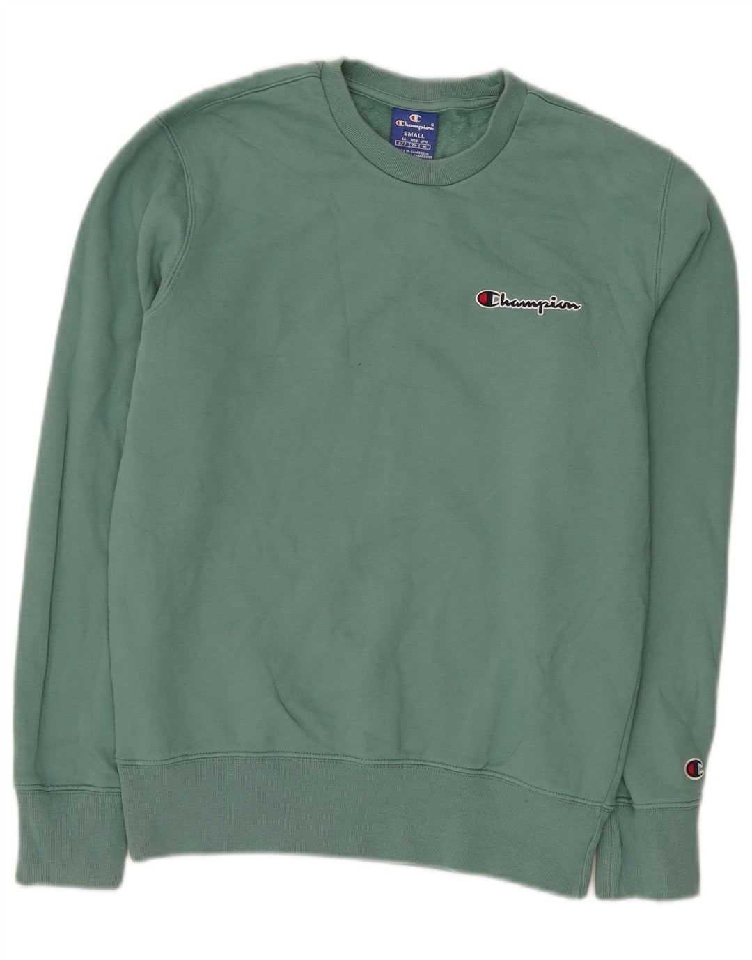 Felpa da uomo Champion Small in cotone verde