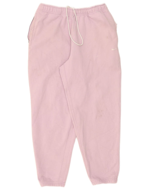 Pantaloni da tuta da donna Nike Joggers UK 12 Medium Pink Cotton
