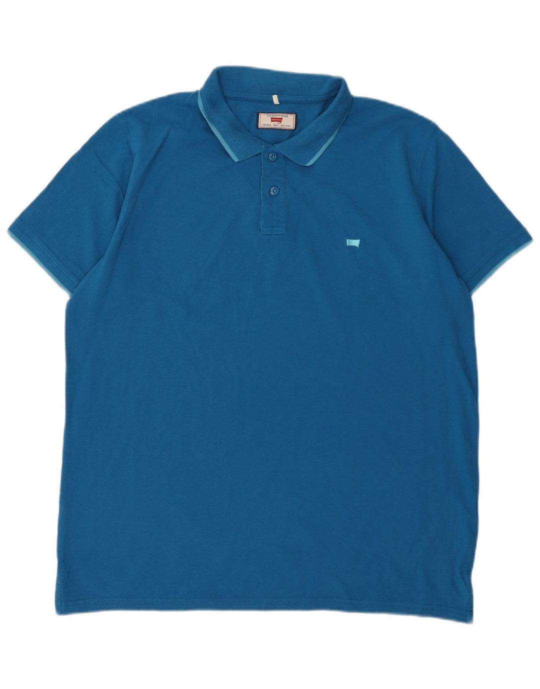 Polo Carrera da uomo grande blu