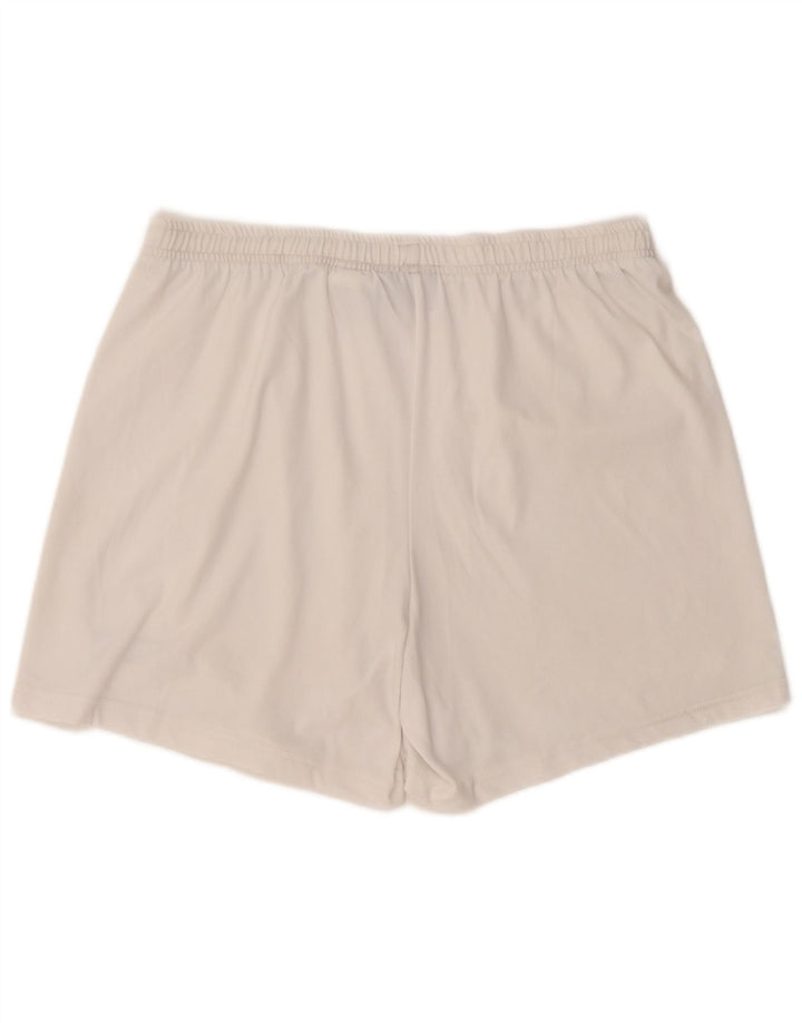Pantaloncini sportivi da uomo Lotto Large in poliestere bianco