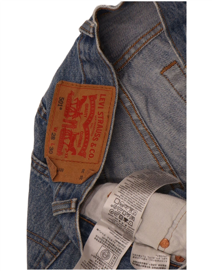 Levi's Uomo 501 Jeans dritti W28 L30 Cotone Blu