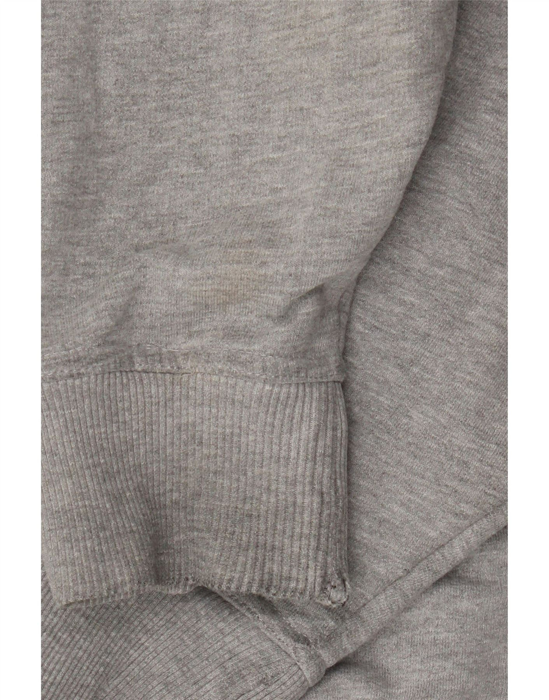 Crew Clothing Maglione con cappuccio e zip da uomo di grandi dimensioni in cotone grigio