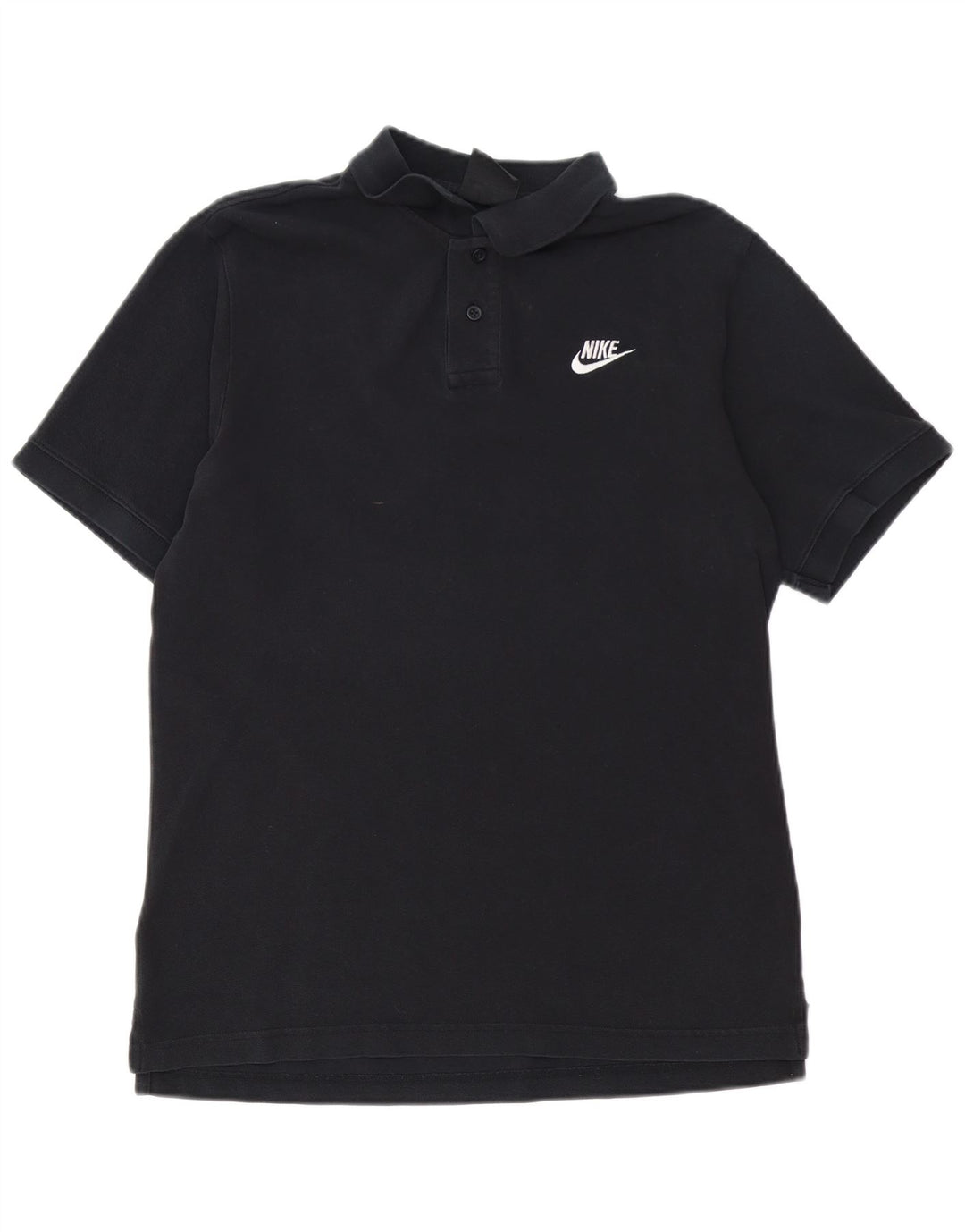 Polo NIKE da uomo in cotone nero medio