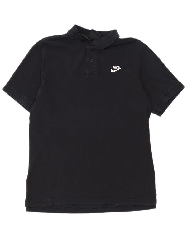 Polo NIKE da uomo in cotone nero medio