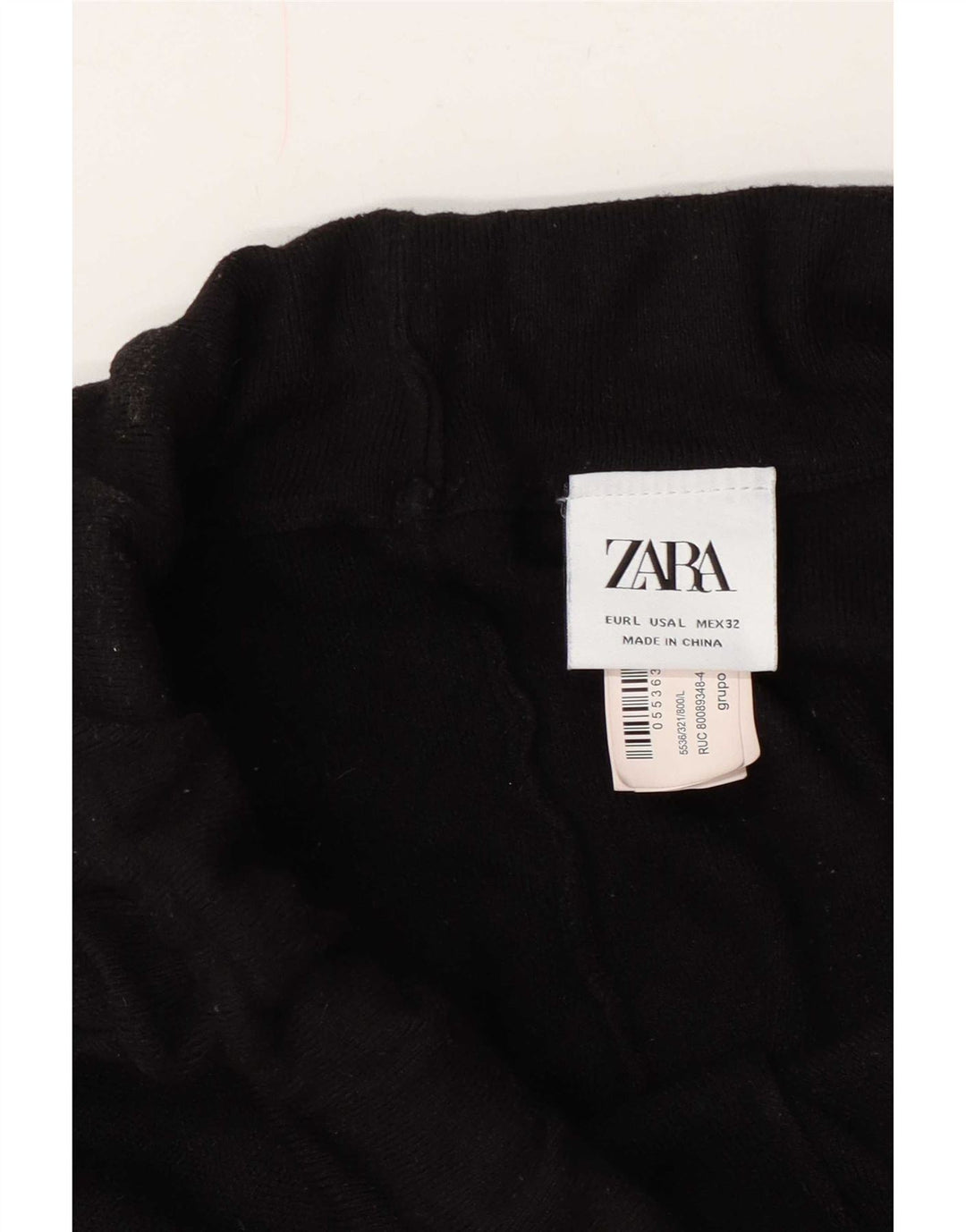Pantaloni da tuta Zara da uomo Joggers grandi neri in viscosa