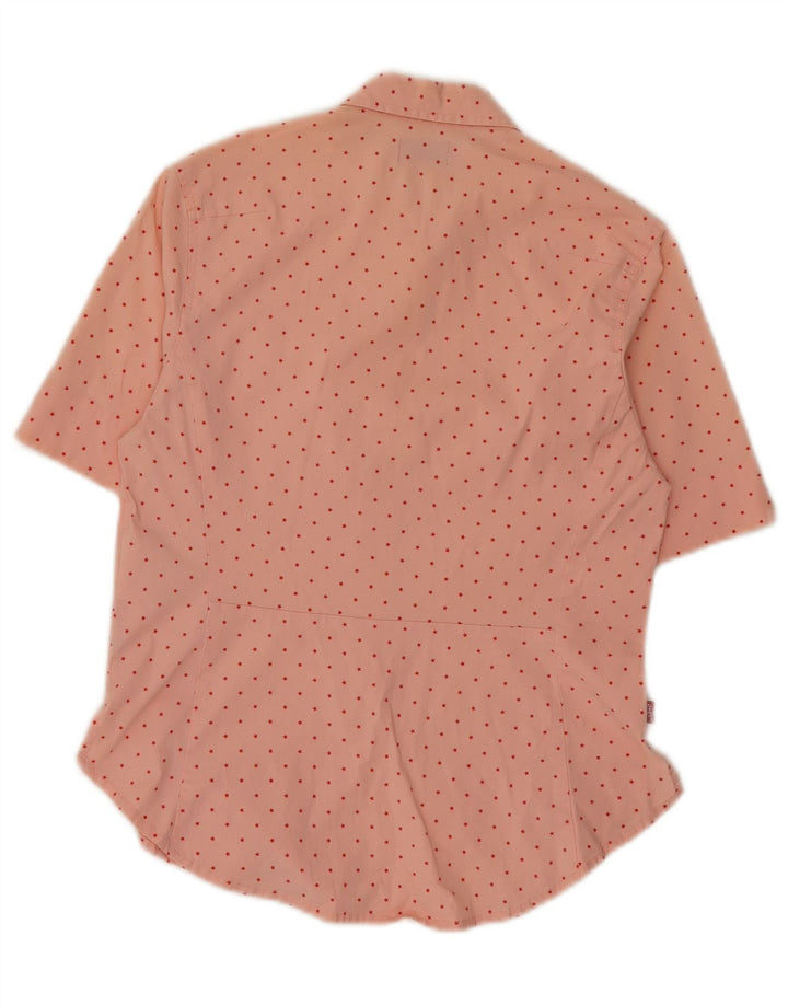 Camicia Levi's da donna con motivo astratto UK 10 Small in cotone rosa