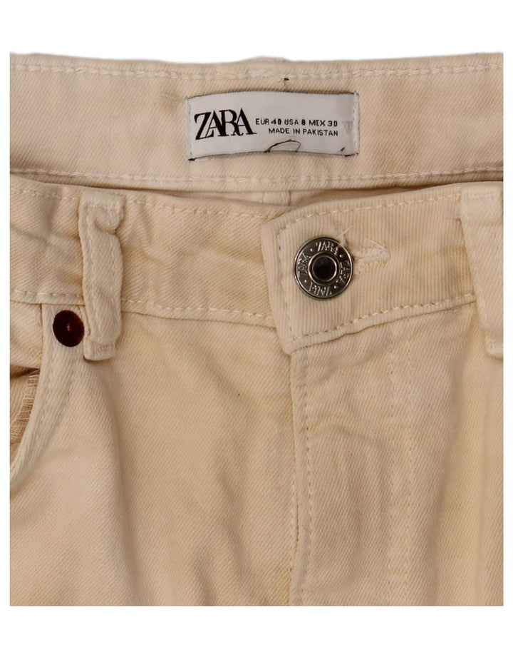 Pantaloni casual Bootcut da donna Zara EU 40 medi W30 L26 Beige