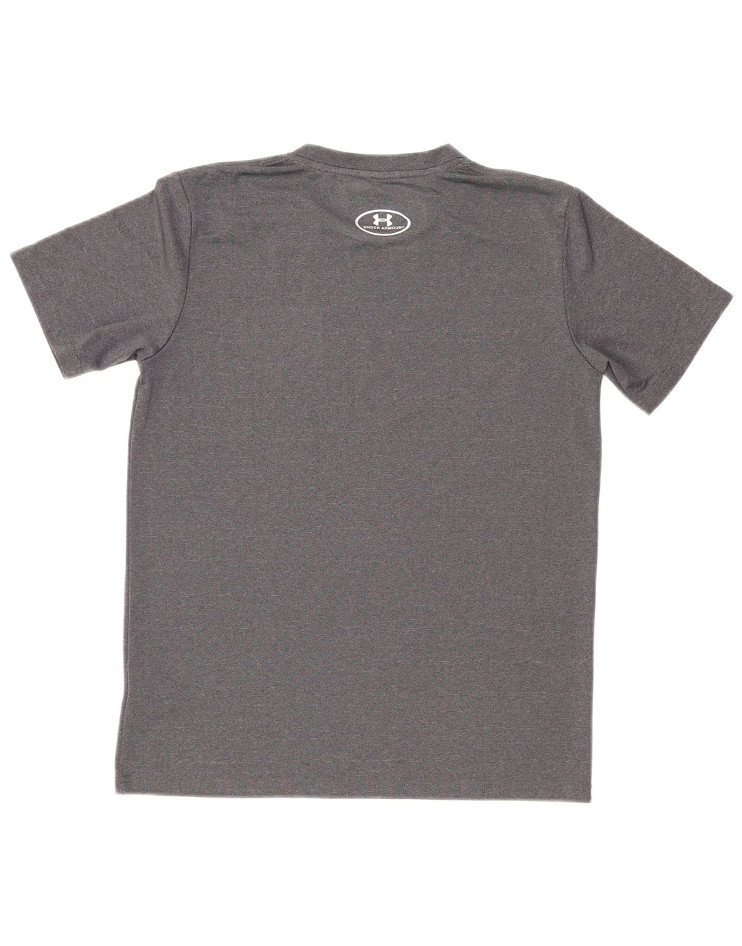 T-shirt Heat Gear da uomo UNDER ARMOUR Top in poliestere grigio medio