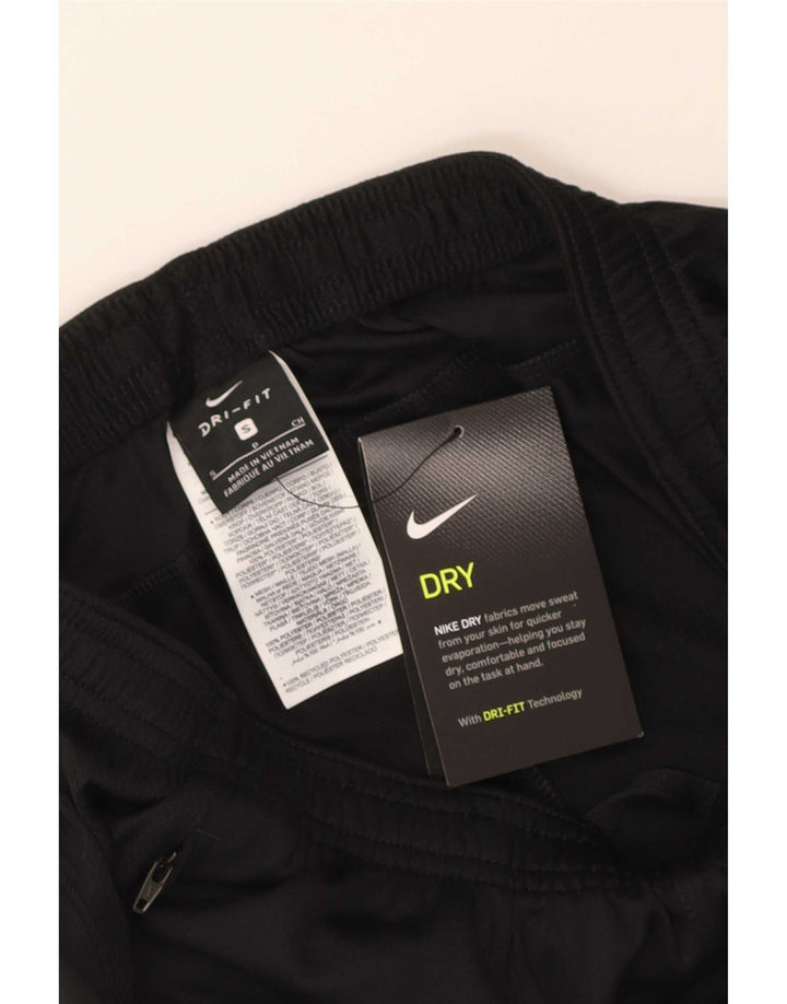 Pantaloni da tuta Nike Dri Fit da uomo piccoli in poliestere nero