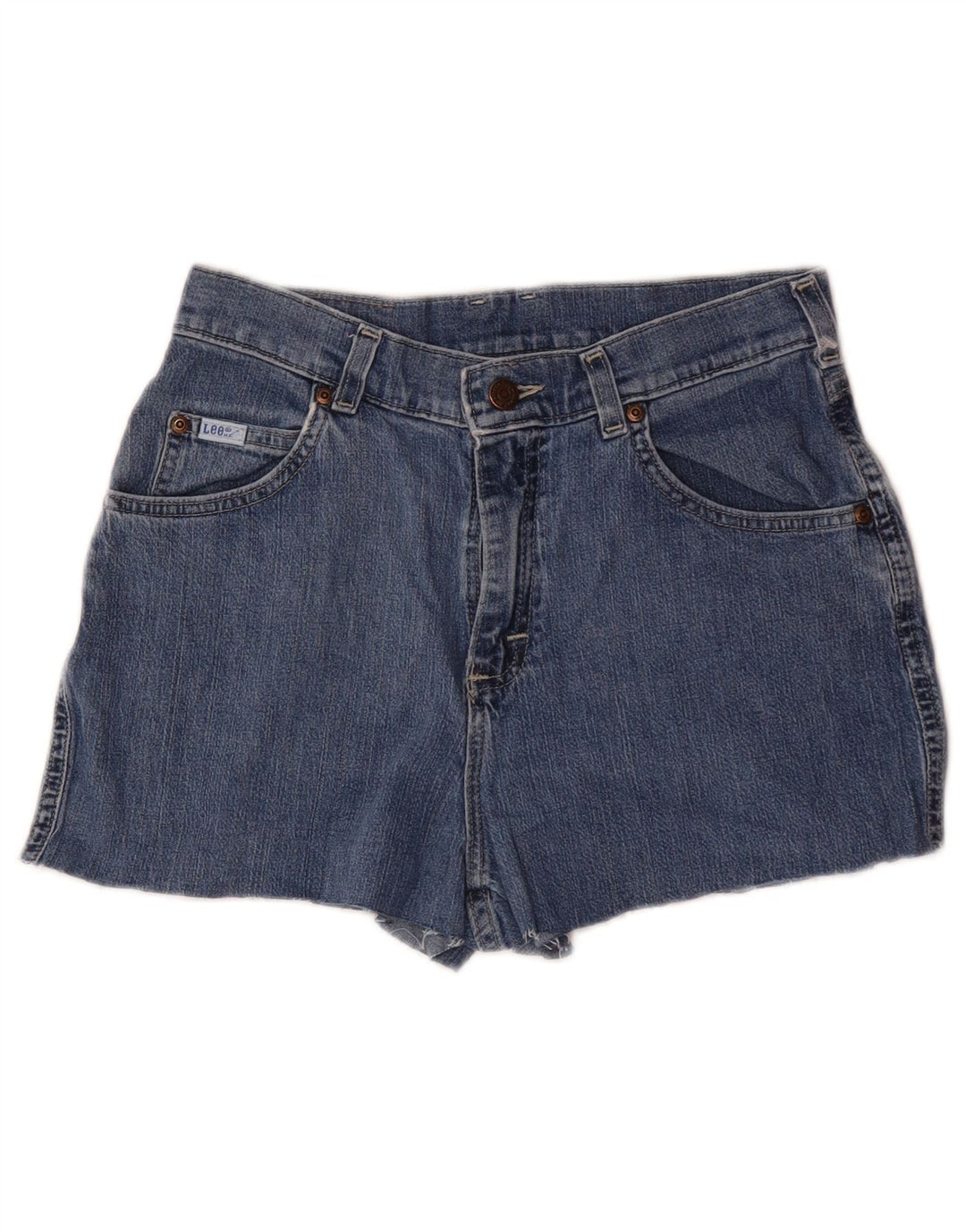 Pantaloncini di jeans da donna LEE W28 cotone blu medio