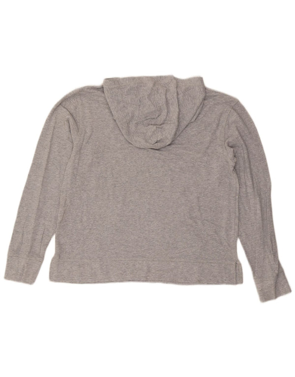 Champion Top da donna con grafica Turks & Caicos manica lunga UK 16 Large Grigio