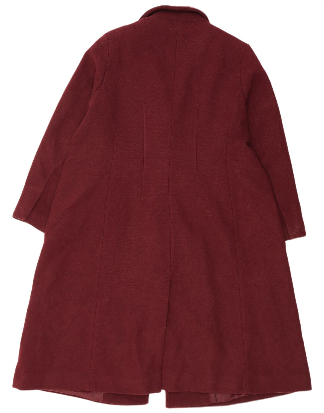 Cappotto doppiopetto da donna Marks & Spencer UK 20 2XL Poliestere bordeaux