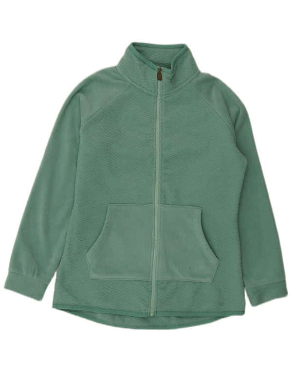 Giacca in pile oversize da donna Weird Fish UK 10 Small Verde Poliestere