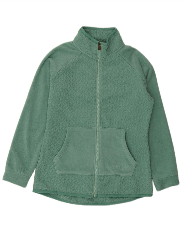 Giacca in pile oversize da donna Weird Fish UK 10 Small Verde Poliestere