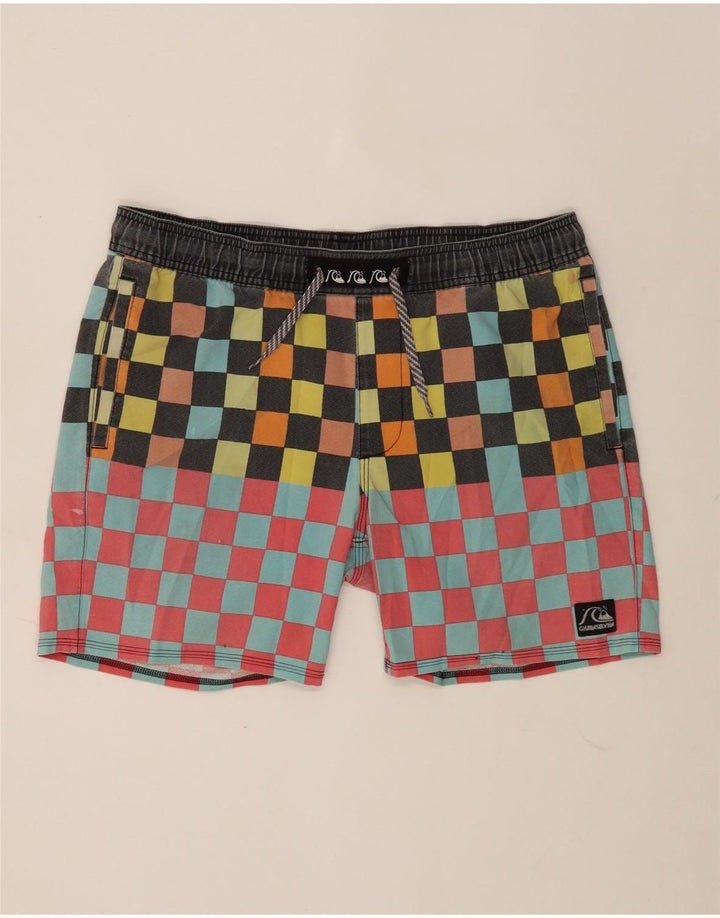 Pantaloncini da bagno da uomo Quiksilver Medie poliestere geometrico multicolore