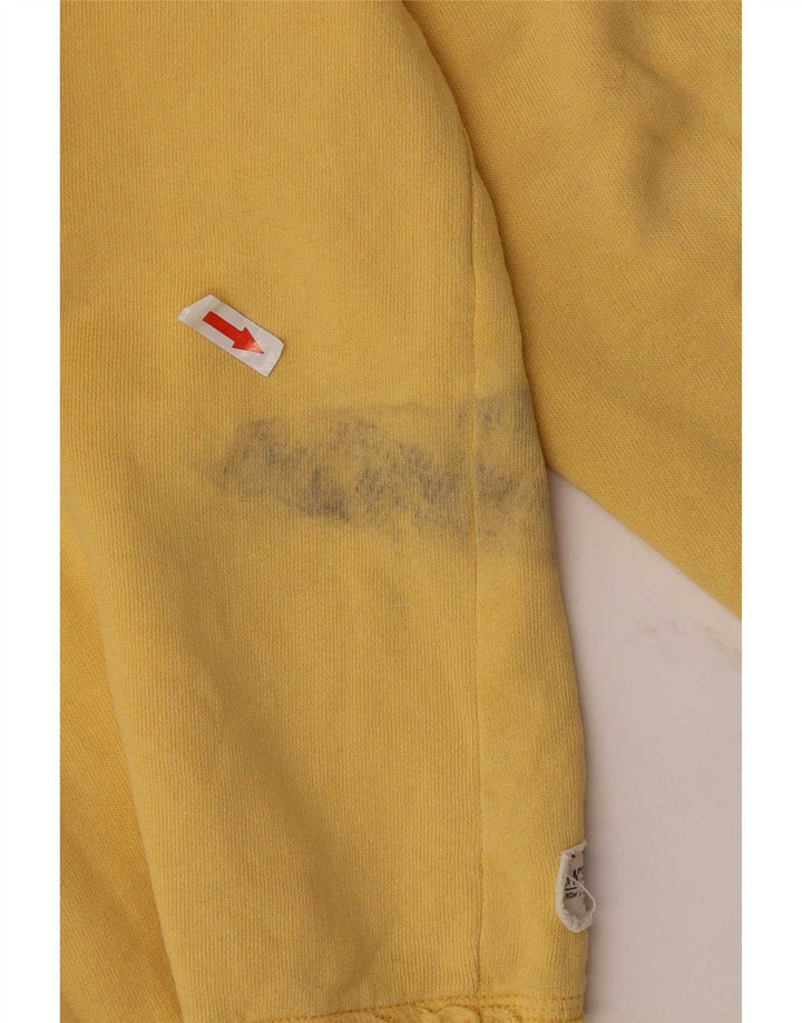 Felpa con cappuccio grafica da uomo Puma in cotone giallo medio