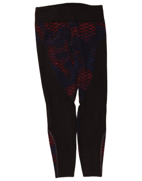 Leggings da donna Marks & Spencer UK 14 Grande poliestere geometrico nero