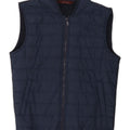 Gilet imbottito da uomo ZARA UK 38 medio blu navy