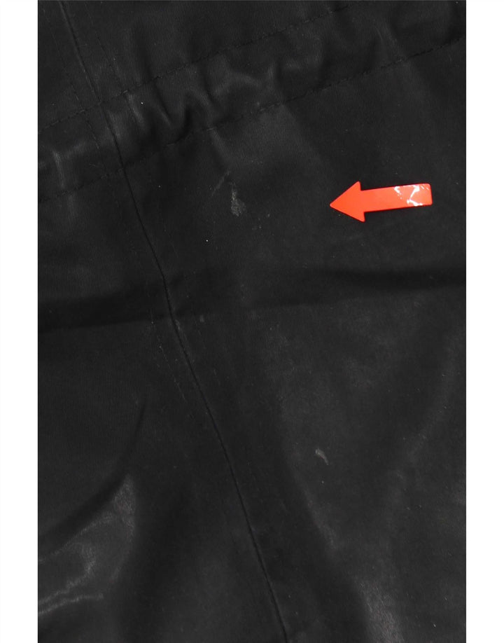 Giacca Parka con cappuccio da donna Zara UK 14 poliestere nero medio