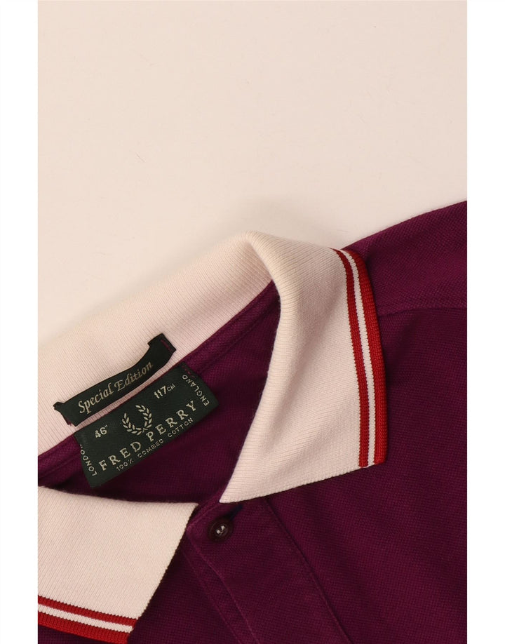 Polo da rugby da uomo in edizione speciale Fred Perry, a righe marroni grandi