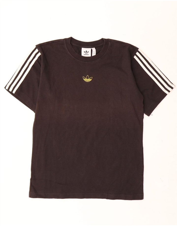 T-shirt Adidas da uomo Top Small in cotone nero