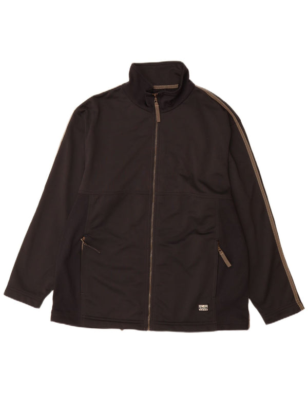 Giacca da tuta da uomo LOTTO grande in poliestere nero