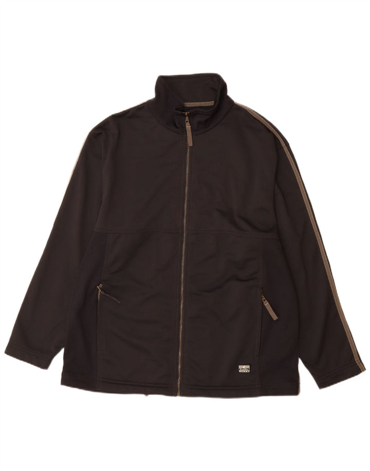 Giacca da tuta da uomo LOTTO grande in poliestere nero