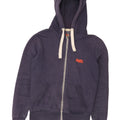 Maglione con cappuccio e zip da uomo Superdry piccolo in cotone blu navy