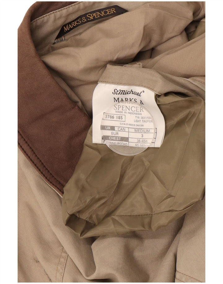 Giacca utility da uomo Marks & Spencer UK 38 Cotone beige medio