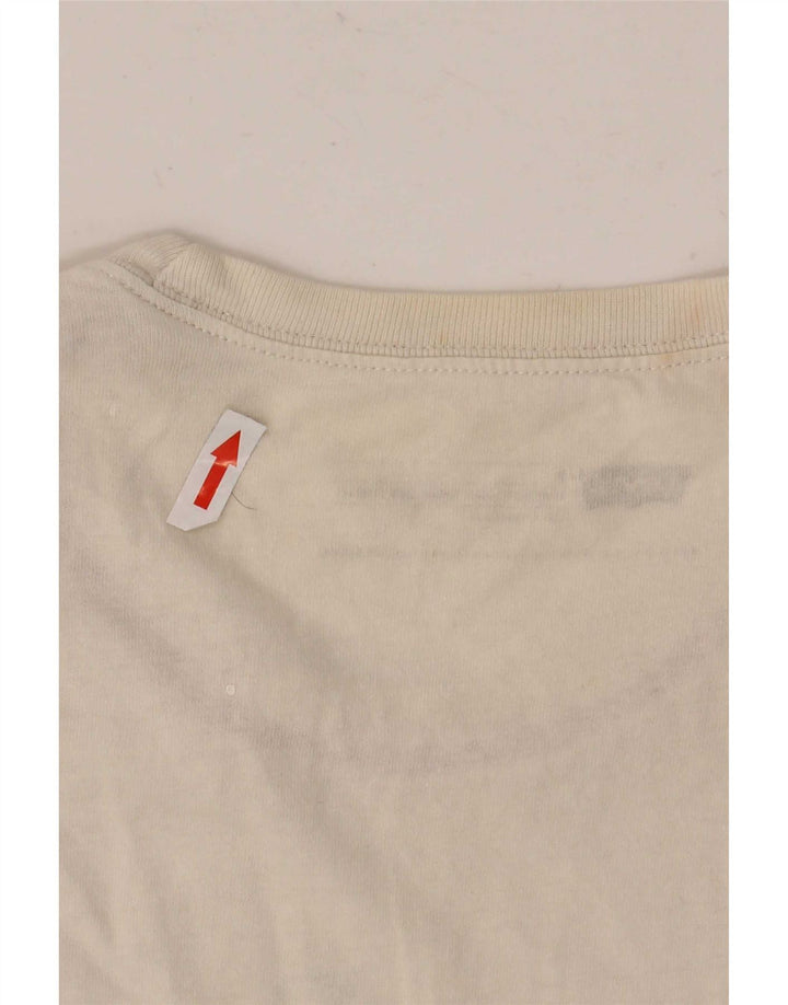 Levi's T-shirt grafica da uomo con vestibilità standard, top in cotone bianco medio